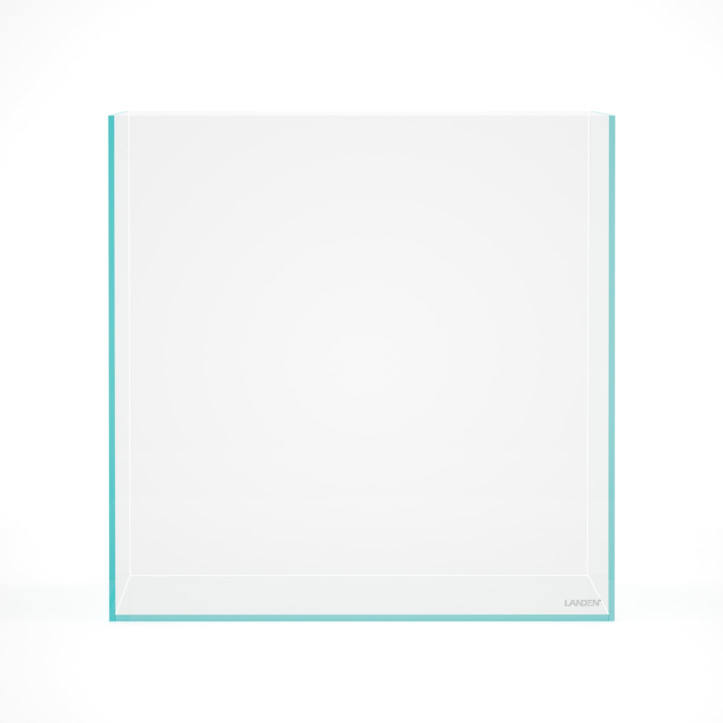 LANDEN 52.4 Gallon Cube Rimless Low Iron Aquarium Fish Tank, 23.6" L × 23.6" W × 23.6" H (60cm x 60cm x 60cm) 10mm Thickness