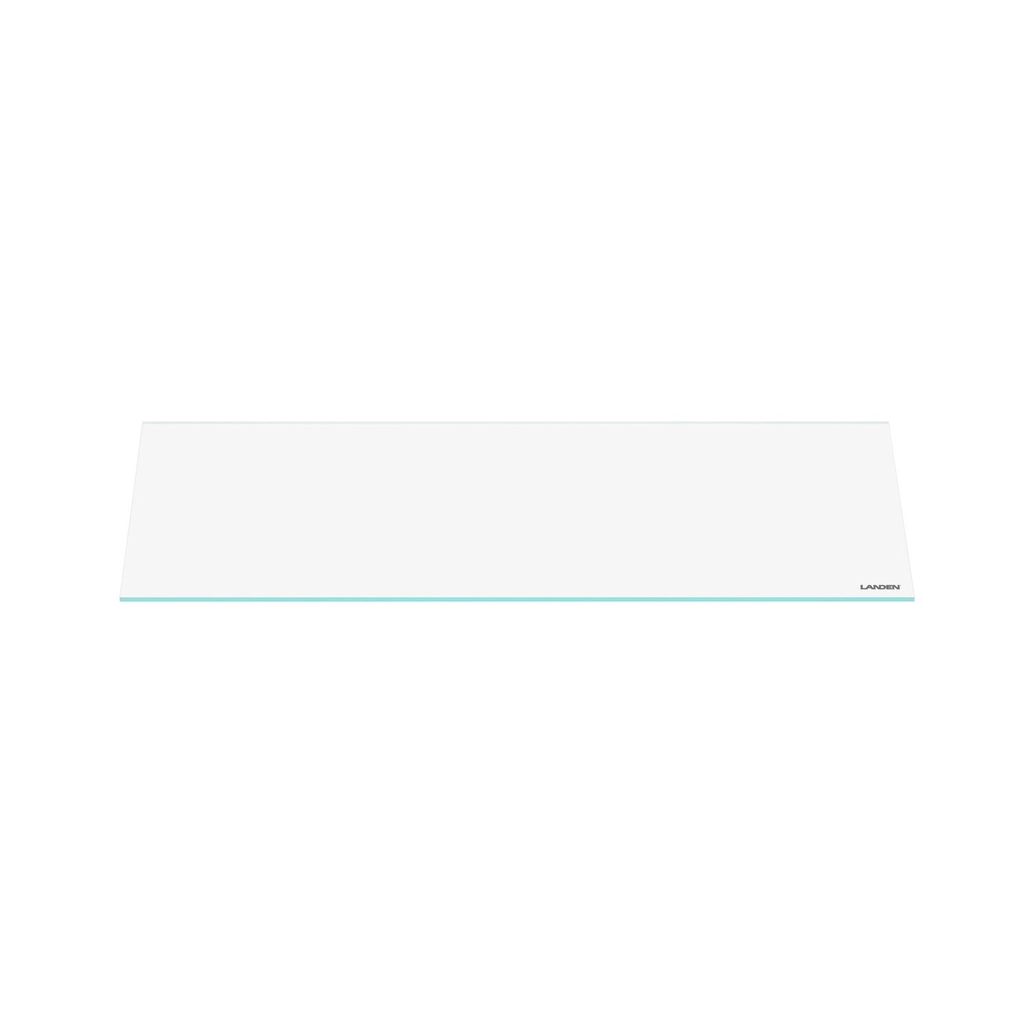 LANDEN 4mm Thick Clear Glass Aquarium Lid,Includes 4 Clips for Secure Placement, 580 x 230mm,(22.83x9.06 inches) Adapted to SD603036