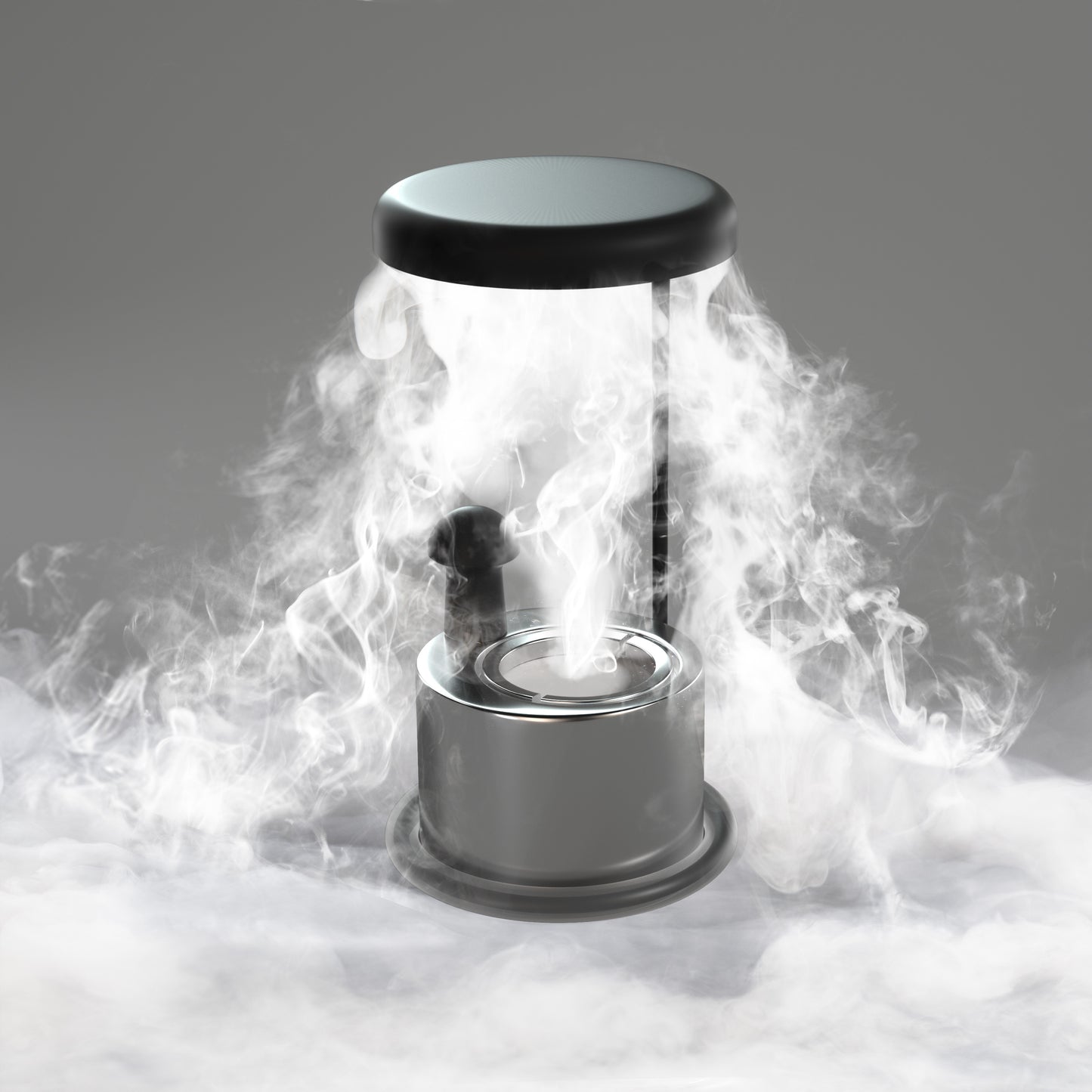 Landen PLANTBRIZ Mist Maker for Aquariums, terrariums, paludariums, and Fish Tank Deco, Includes Removable Splash Cap.