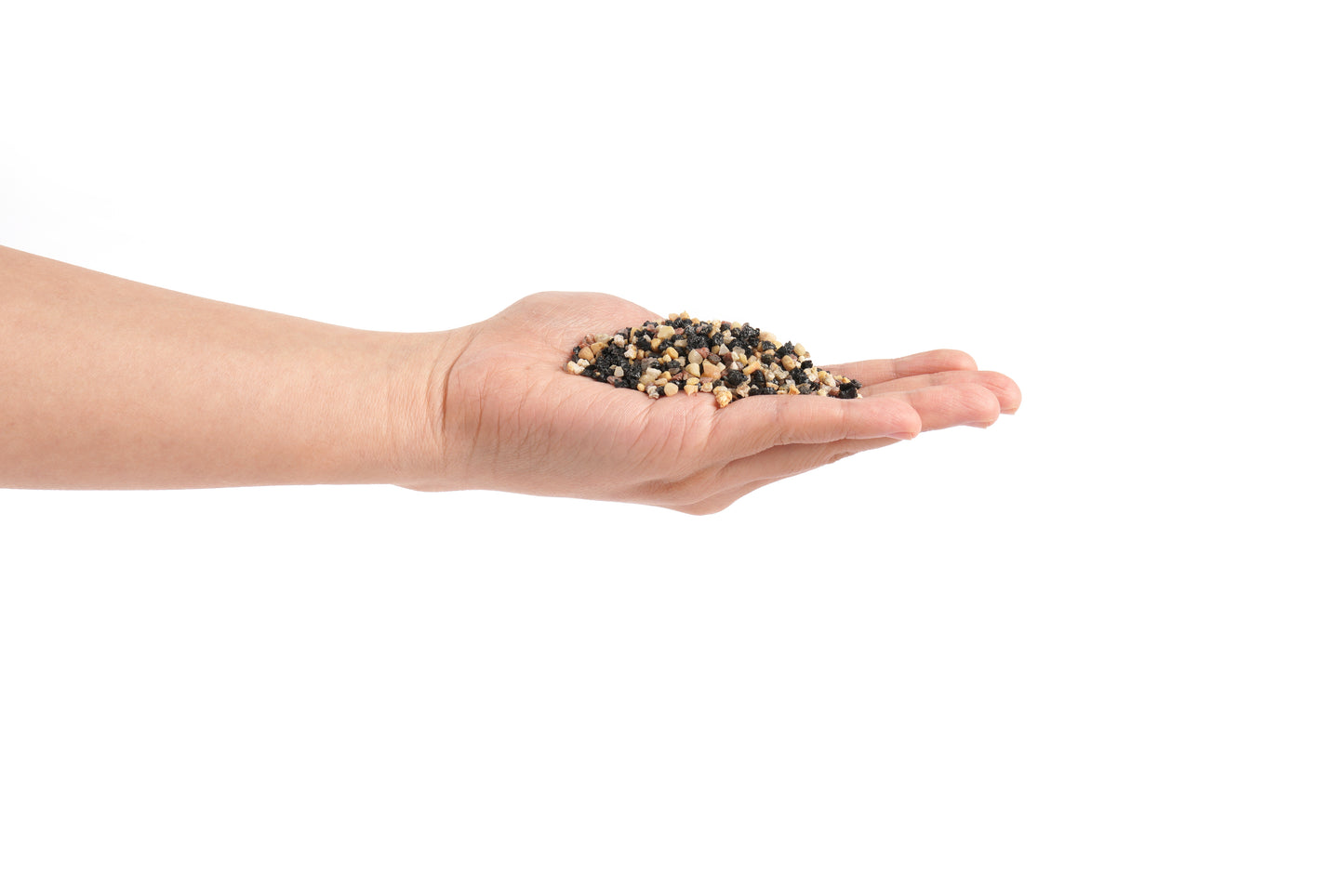 LANDEN Pangea Aquascape Sand Gravel for Aquarium, 1-3mm 2L (7lbs)
