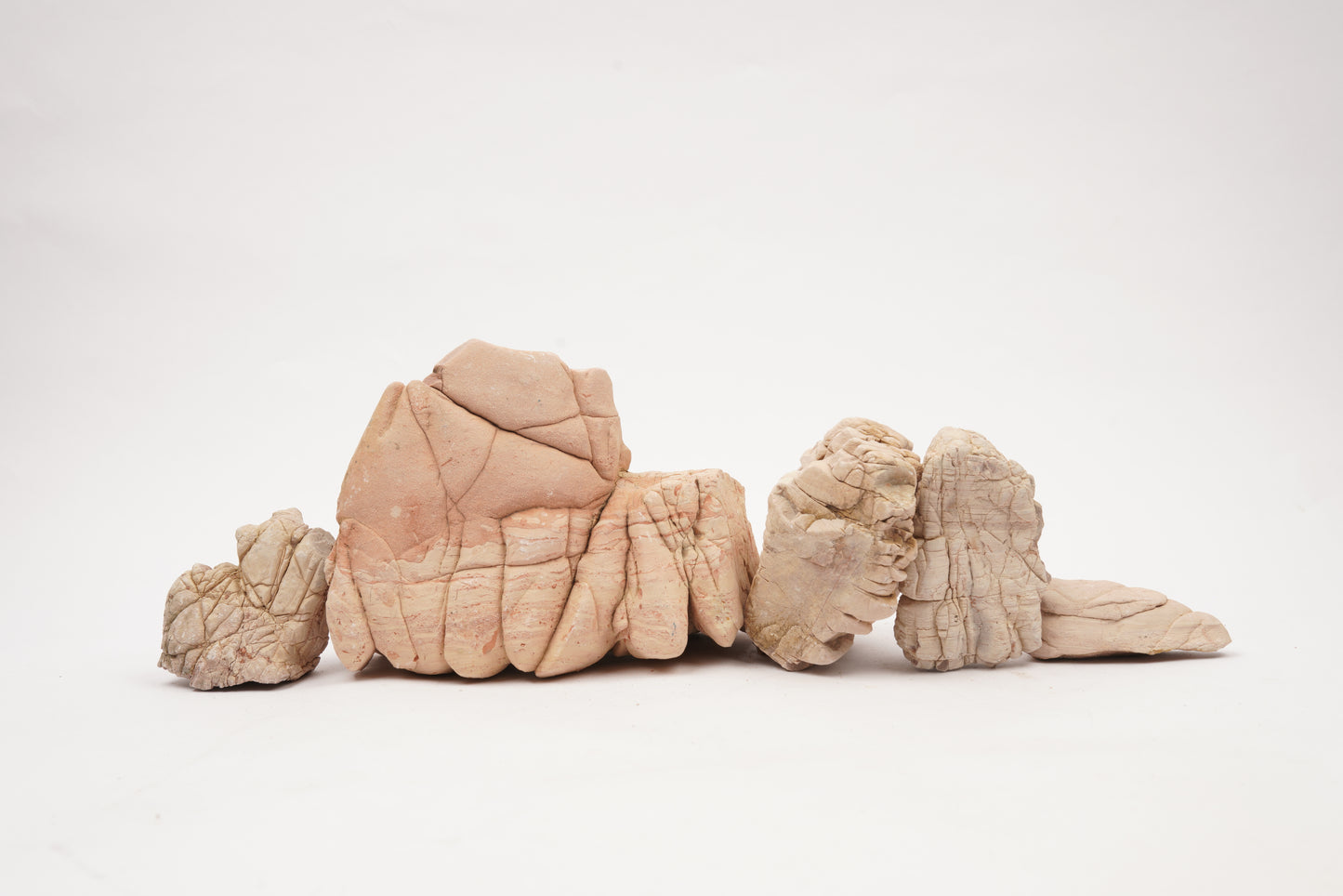LANDEN Elephant Skin Stone Natural Rocks (18lbs,3-9 inches)7pcs