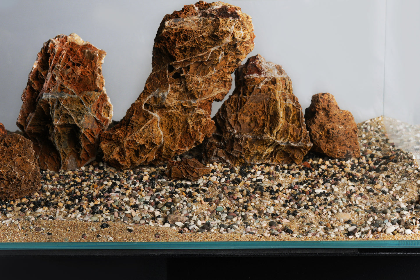 LANDEN Pangea Aquascape Sand Gravel for Aquarium, 1-3mm 2L (7lbs)