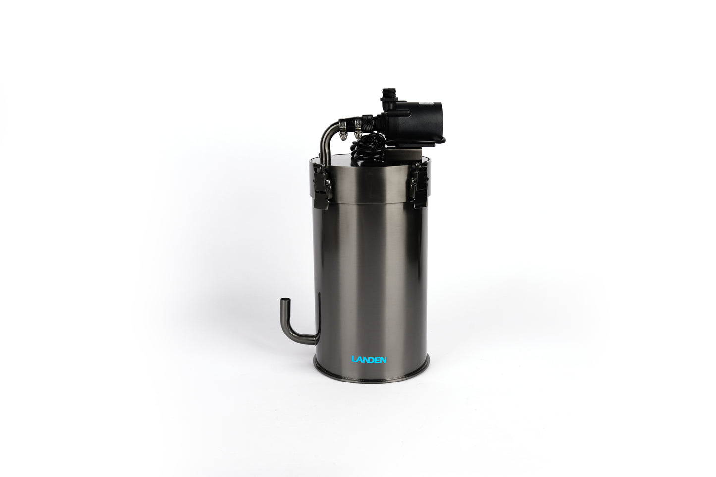 LANDEN PURA External Canister Filter for Aquarium System, Stainless Steel Aquarium Canister with Water Pump