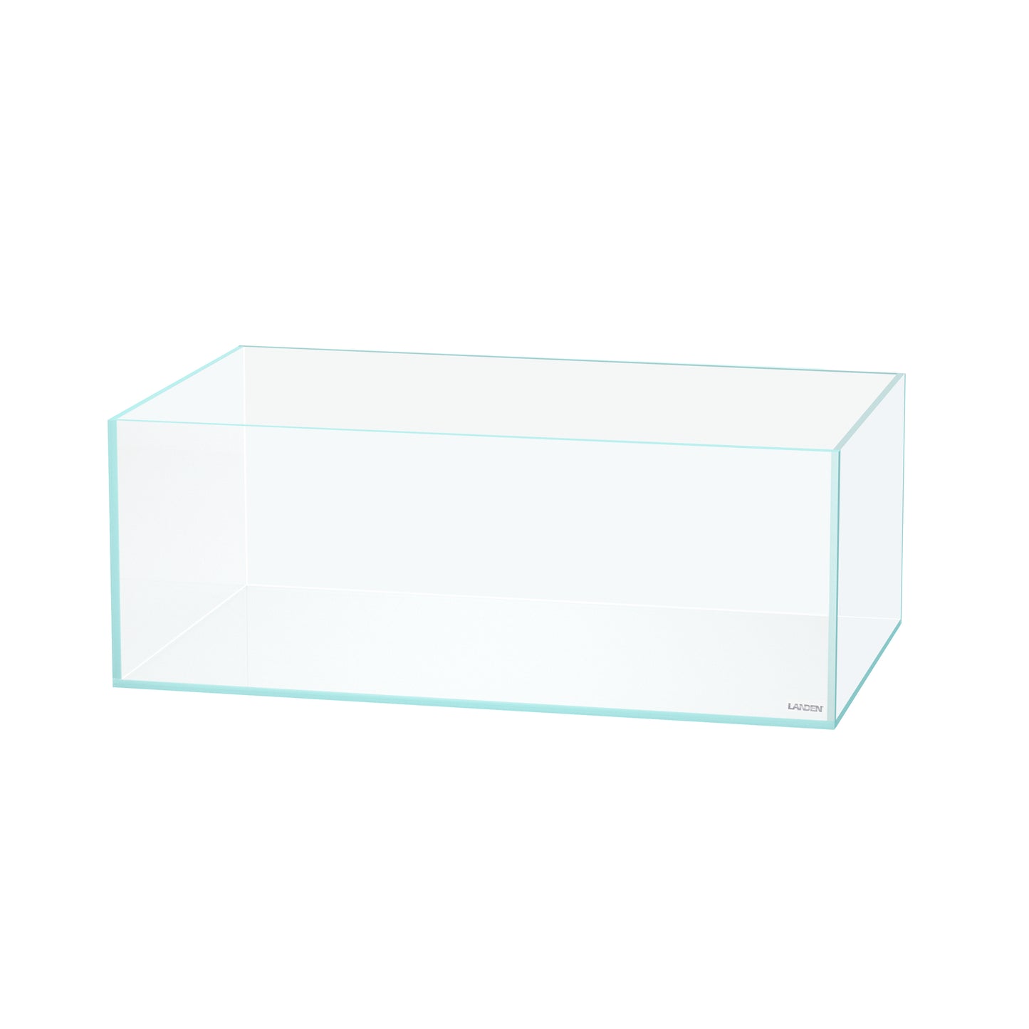 LANEDN 75S 22.1 Gal Shallow Tank, Shallow Fish Tank, Rimless Low Iron Tank, Bookshelf Aquarium W29.5×D17.7×H11 in(75x45x28cm); 8mm