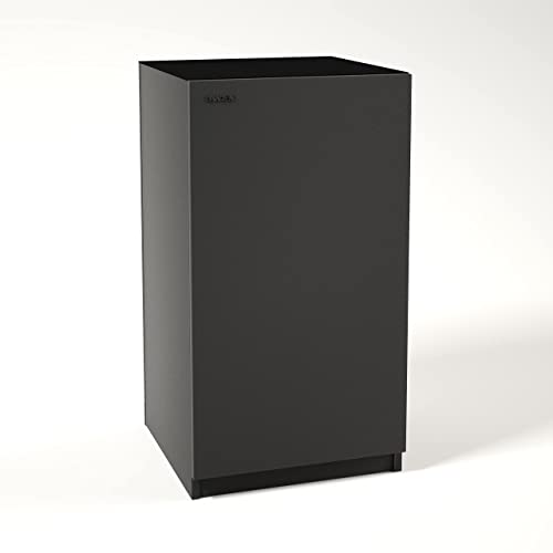 LANDEN Aquarium Matte Black Wooden Stand and Cabinet for up to 30 Gal Tank, Fish Tank Stand W23.6xD17.7xH33.9in