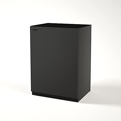 LANDEN Aquarium Gloss Black Stand and Cabinet, for up to 44Gal Tank, Fish Tank W35.5xD17.7xH33.9in(90X45x86cm),Matte Black Painted (Stand Only)