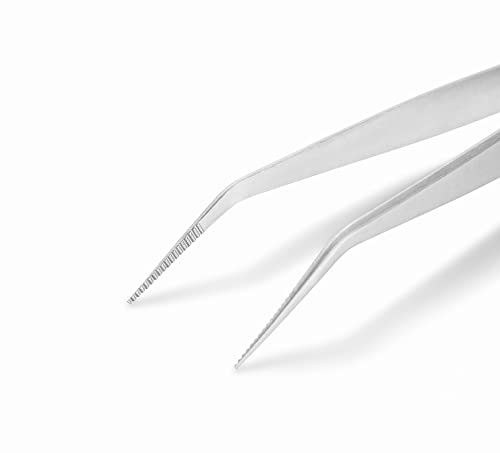 LANDEN Stainless Steel Pro Sprint Scissors Trimming Scissors and Tweezers for Aquatic Plants Aquatic Organisms and Amphibians