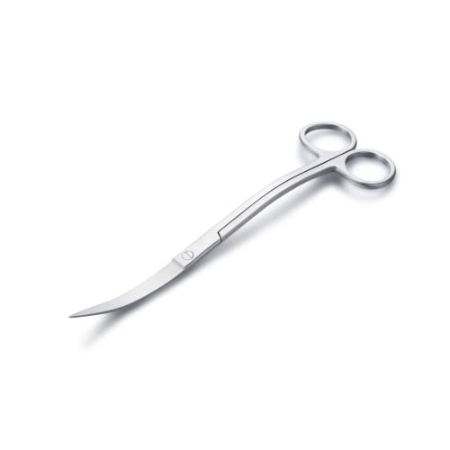 LANDEN Scissors Wave 8.27inch (210mm) for Aquarium Fish Tank Landscaping Pruning and Plant Trimming Tool