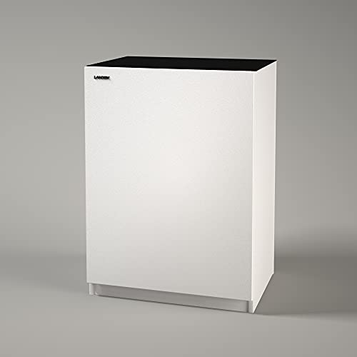 LANDEN Aquarium Matte White Wooden Stand and Cabinet for 44 Gal Tank,W35.4xD17.7xH33.86in(Stand Only)
