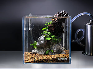 LANDEN THRIVA Natural Soil Substrate for Freshwater Aquarium, Tropical Brown 5L(10lbs),Large Size