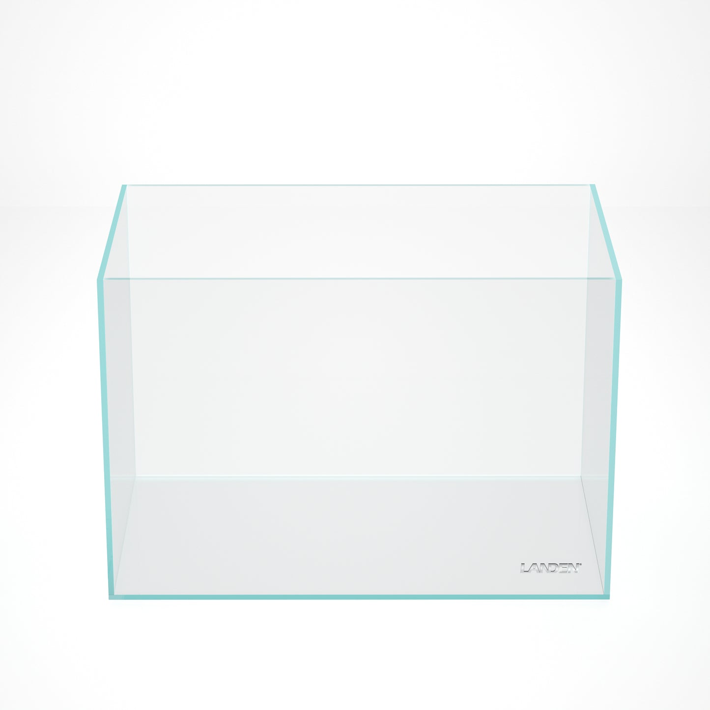 Landen 45P 10 Gallon Rimless Low Iron Aquarium Tank, 17.7" W × 11.8" D × 11.8" H (45cm x 30cm x 30cm)