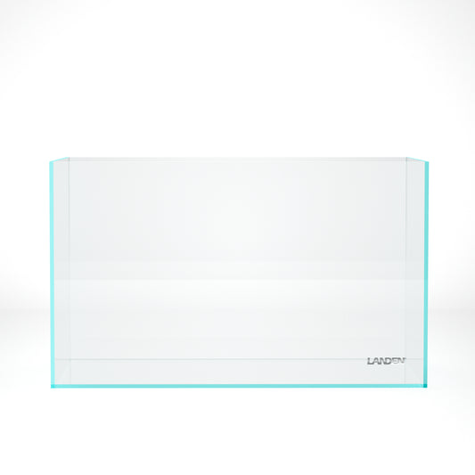 LANDEN 60P 16 Gallon Rimless Low Iron Aquarium Tank, 23.6" W × 11.8" D × 14.2" H (60cm x 30cm x 36cm)