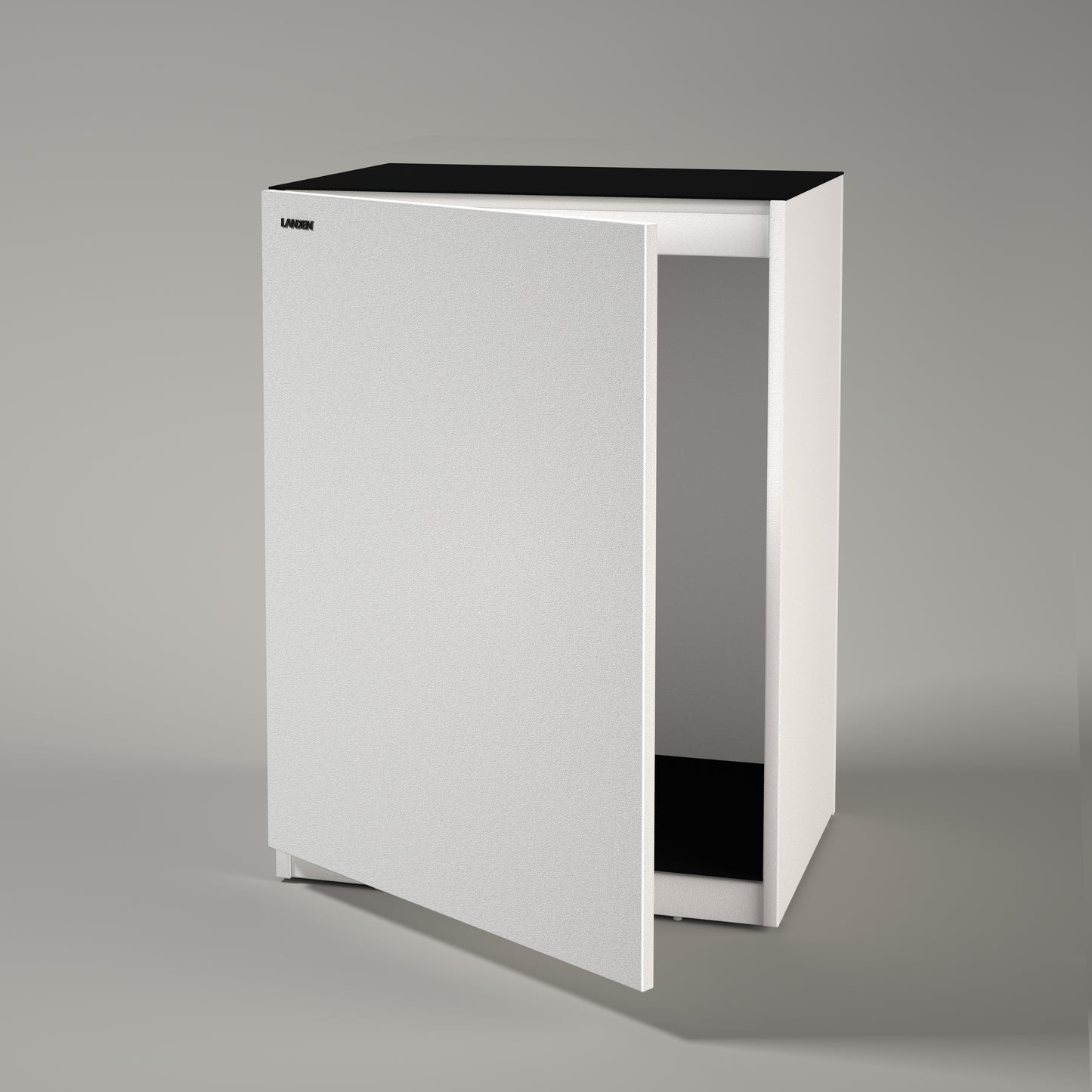 LANDEN Aquarium Wooden Stand and Cabinet for up to 30 Gal Tank,W23.6xD17.7xH33.9in, Matte White Painted(Stand Only)