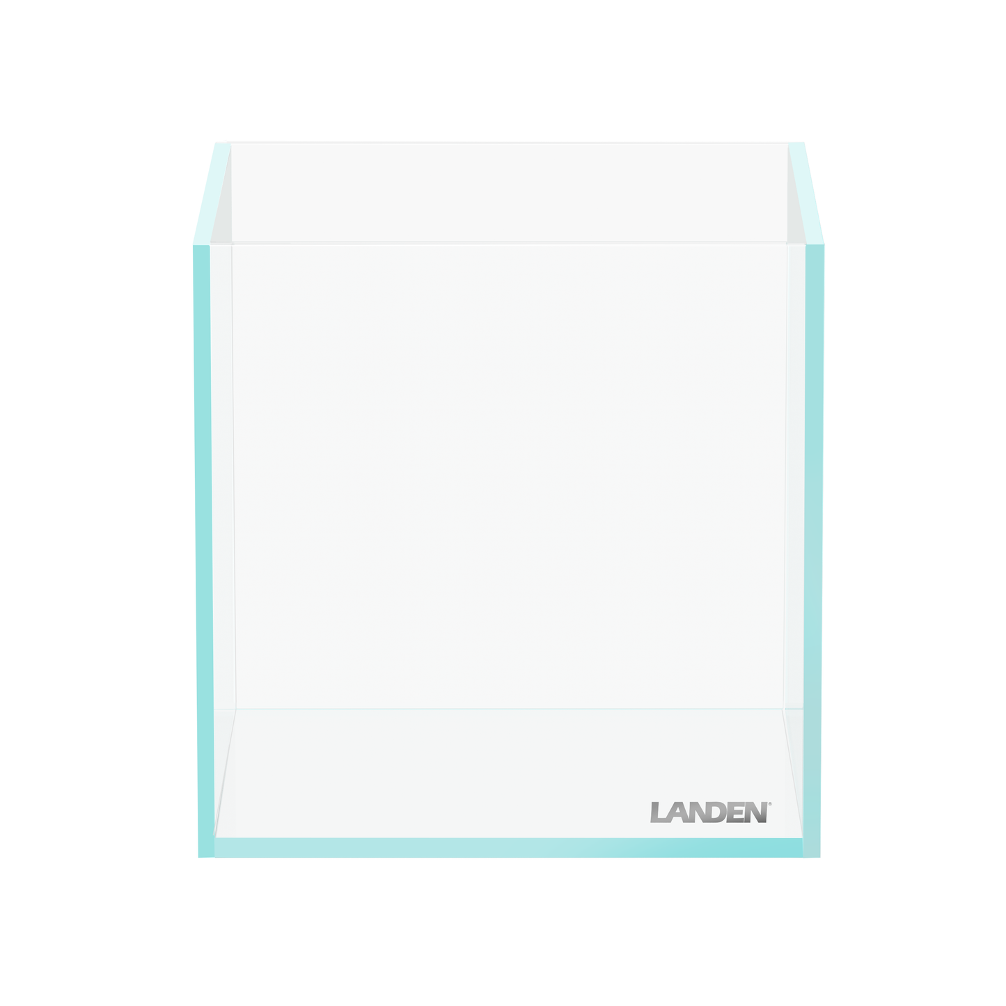 LANDEN 15C 0.8 Gallon Cube Aquarium Tank,W5.9×D5.9×H5.9 in(15x15x15cm) 4mm Thickness