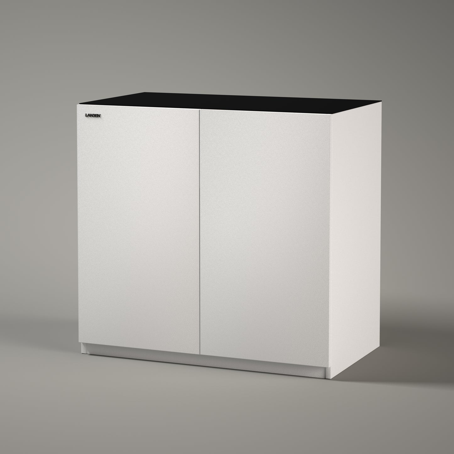 LANDEN Aquarium Matte White Wooden and Cabinet for 55Gal Tank,W35.4xD19.7xH33.9in(Stand Only)