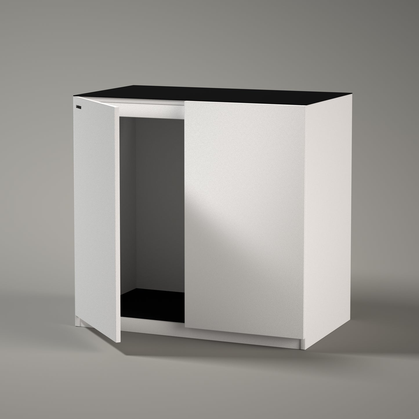LANDEN Aquarium Matte White Wooden and Cabinet for 55Gal Tank,W35.4xD19.7xH33.9in(Stand Only)
