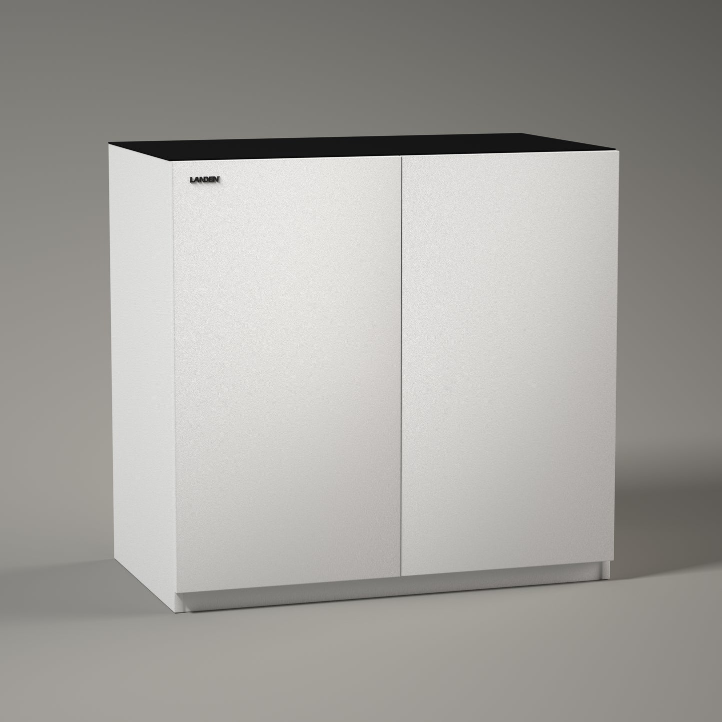 LANDEN Aquarium Matte White Wooden and Cabinet for 55Gal Tank,W35.4xD19.7xH33.9in(Stand Only)