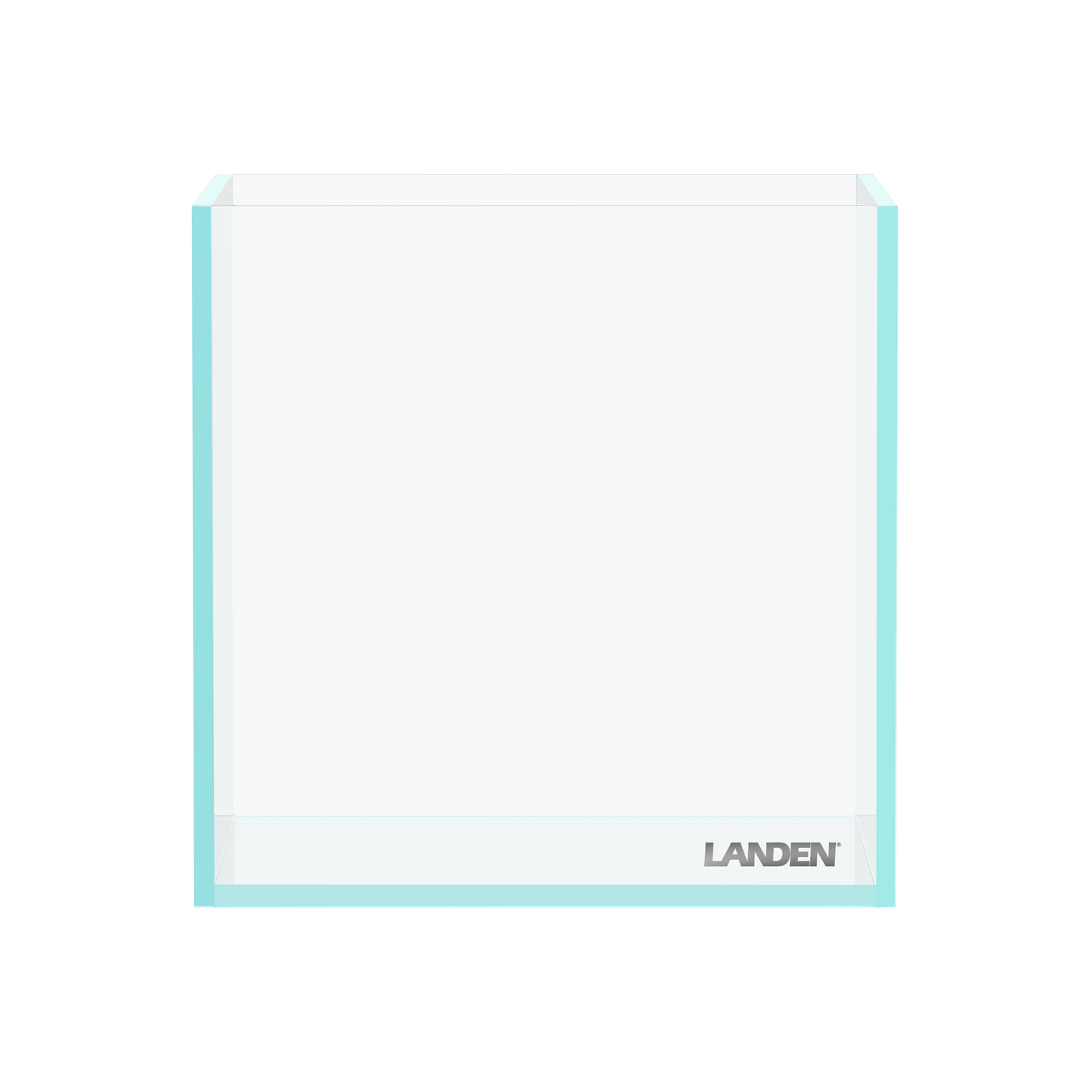 LANDEN 15C 0.8 Gallon Cube Aquarium Tank,W5.9×D5.9×H5.9 in(15x15x15cm) 4mm Thickness
