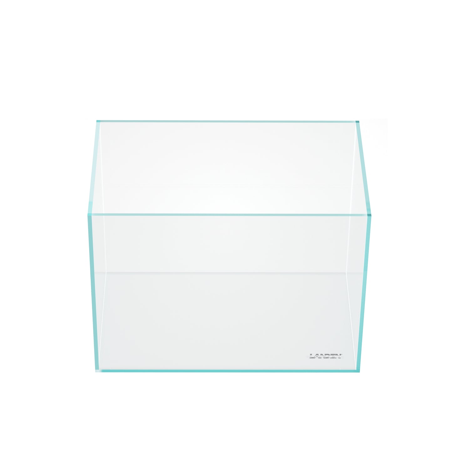 LANDEN 36P 5 Gallon Rimless Low Iron Aquarium Tank, 14.2" W × 8.7" D × 10.2" H (36cm x 22cm x 26cm)