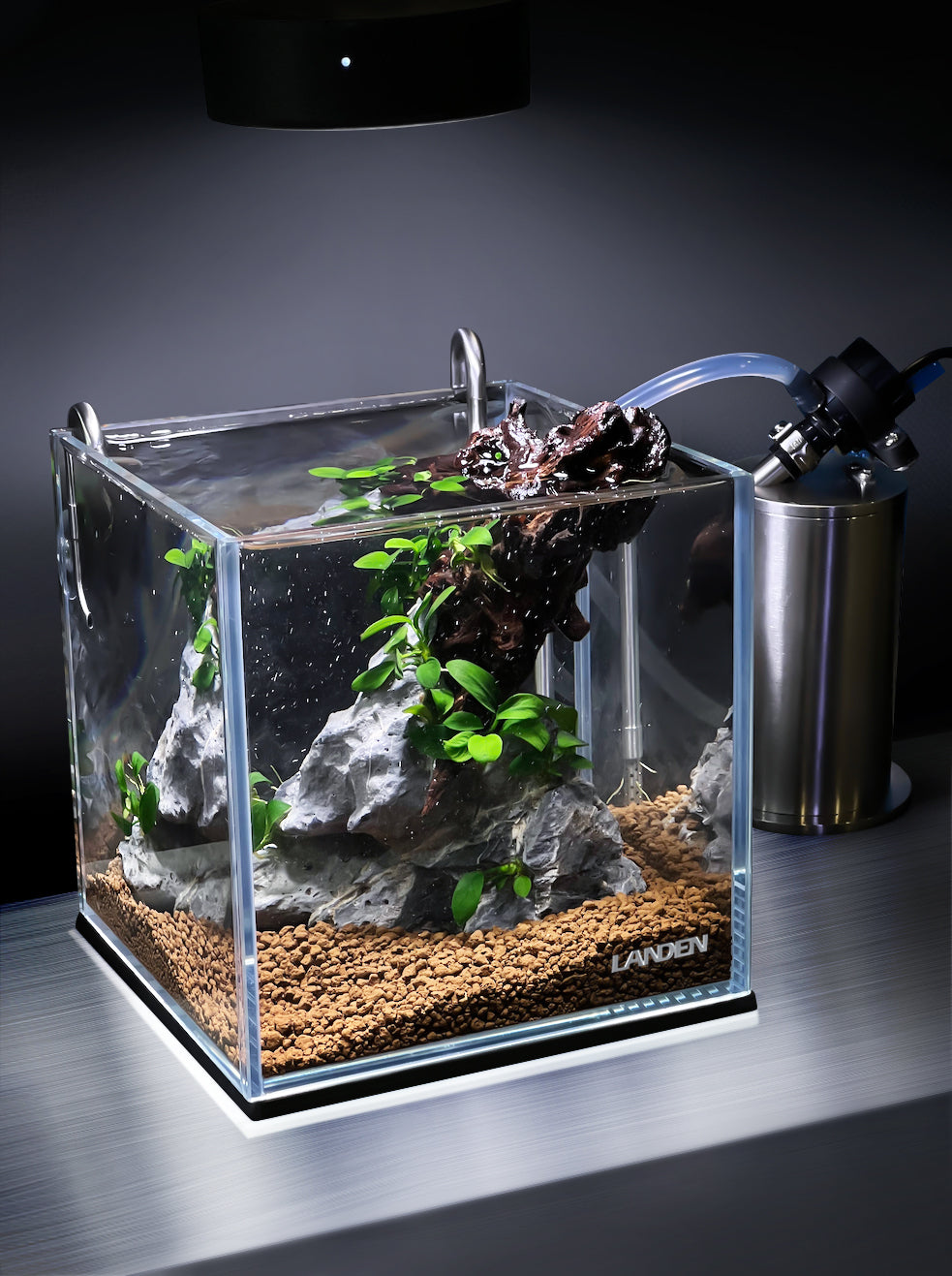 THRIVA Aqua Soil Substrate for Freshwater Aquarium, Black and Brown Color, 5L/ bag