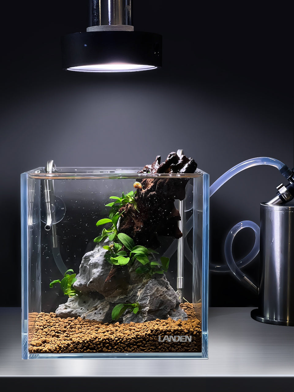 THRIVA Aqua Soil Substrate for Freshwater Aquarium, Black and Brown Color, 5L/ bag