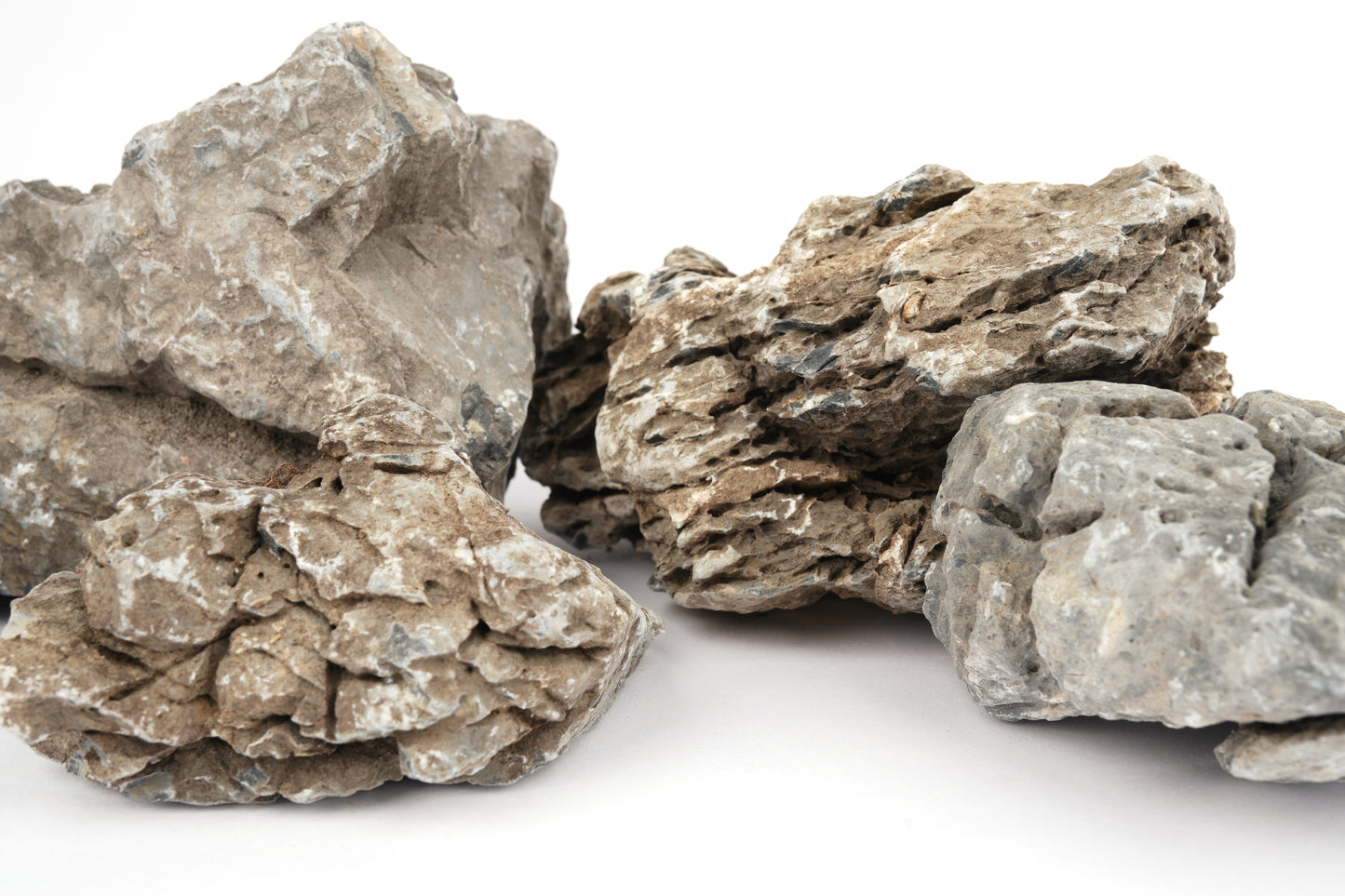 LANDEN Seiryu Stones Natural Rocks for Aquascaping (36lbs, 3-11inches) 14pcs