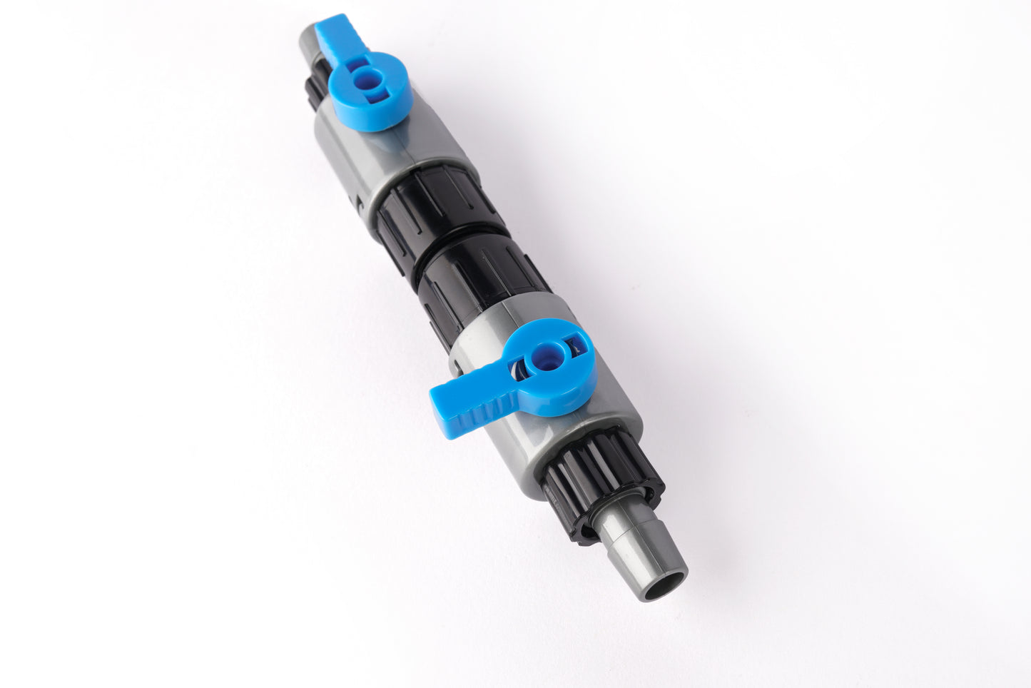 LANDEN Double Tab Connector for Aquarium, Canister Filter Hose Connector, Fish Tank Water Flow Control, Quick Release Valve, (1/2"(12/12mm)), 2PCS