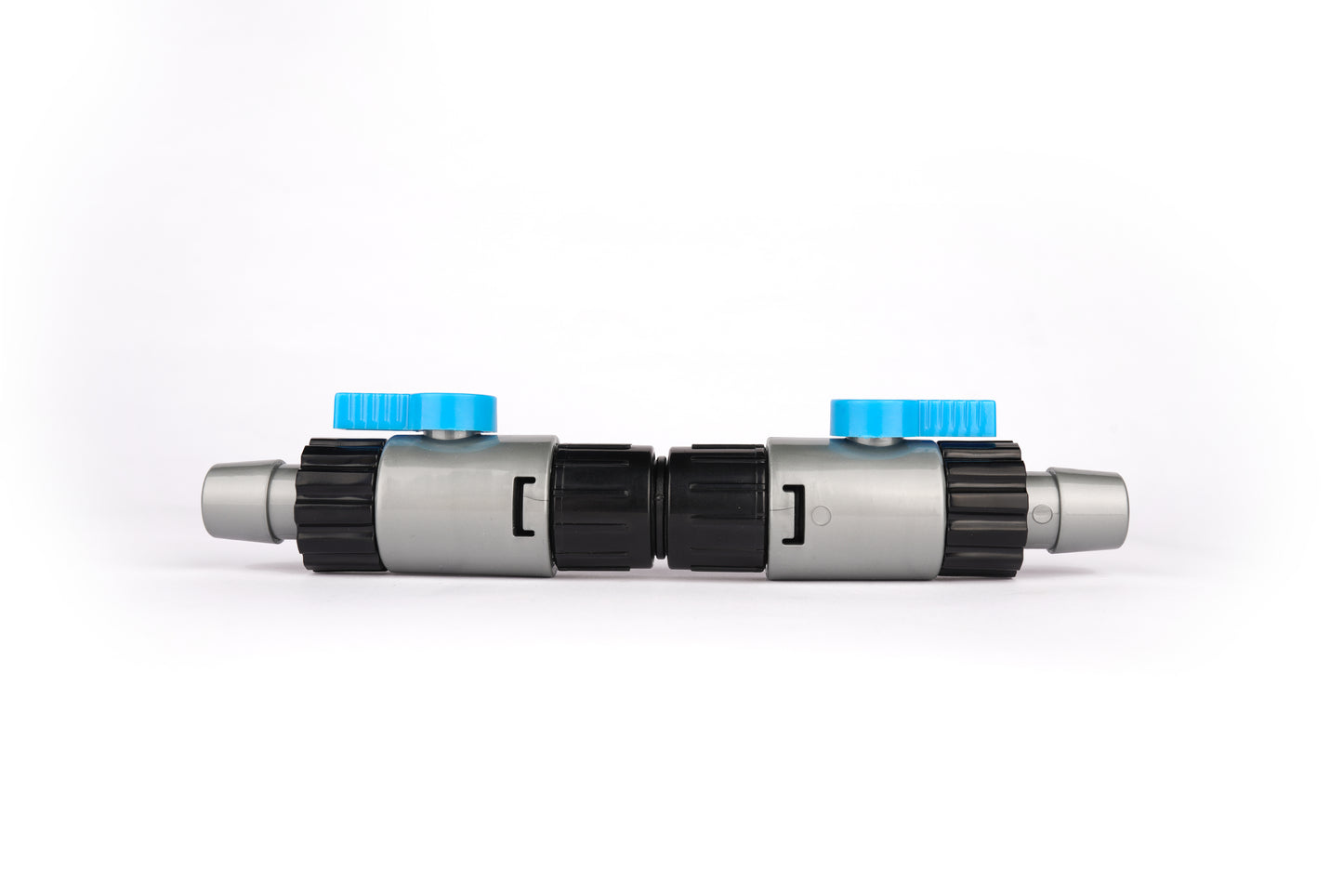LANDEN Double Tab Connector for Aquarium, Canister Filter Hose Connector, Fish Tank Water Flow Control, Quick Release Valve, (5/8″(16/16mm))