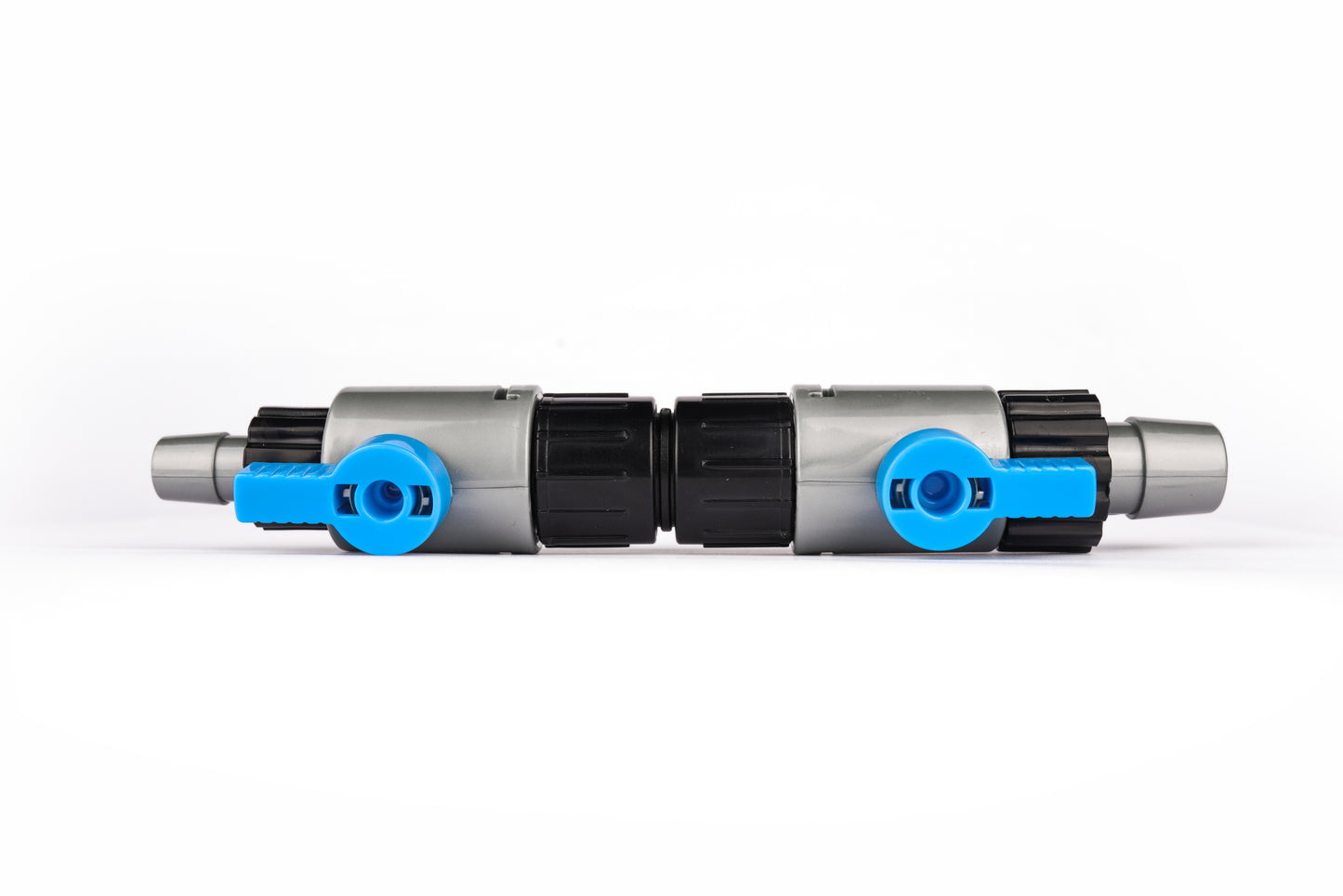 LANDEN Double Tab Connector for Aquarium, Canister Filter Hose Connector, Fish Tank Water Flow Control, Quick Release Valve, (1/2″ to 5/8″ (12/16mm))
