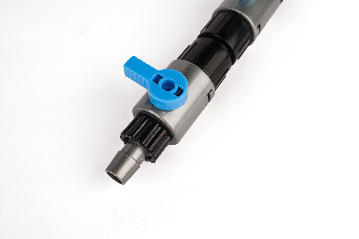 LANDEN Double Tab Connector for Aquarium, Canister Filter Hose Connector, Fish Tank Water Flow Control, Quick Release Valve, (1/2″ to 5/8″ (12/16mm))