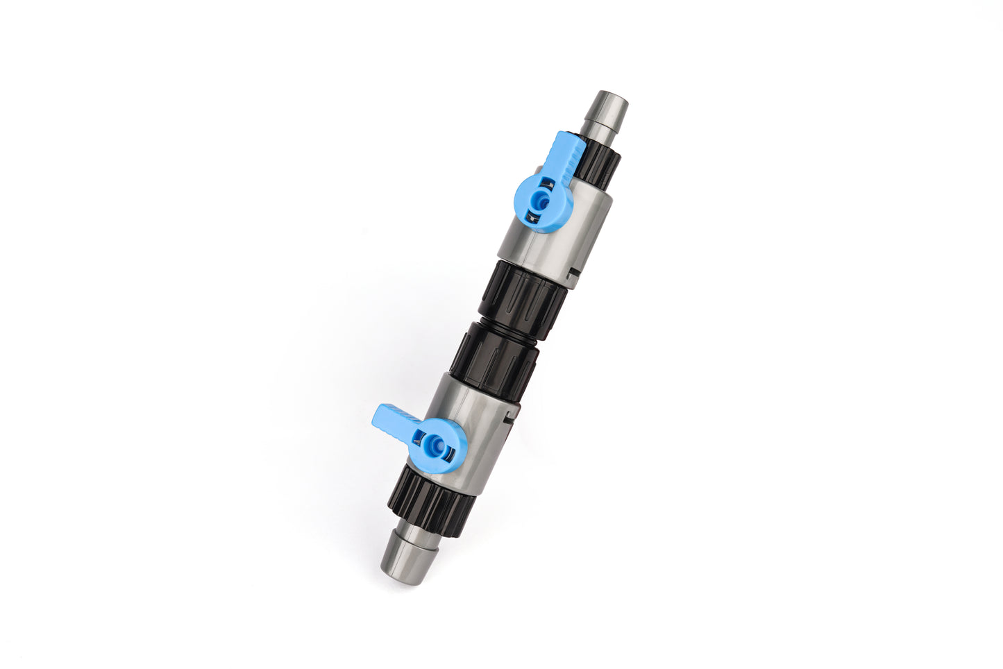 LANDEN Double Tab Connector for Aquarium, Canister Filter Hose Connector, Fish Tank Water Flow Control, Quick Release Valve, (1/2″ to 5/8″ (12/16mm))