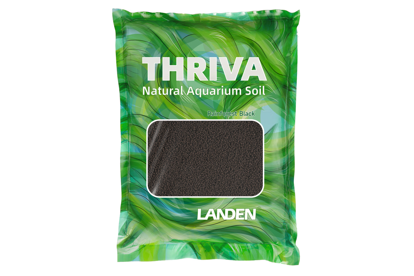 THRIVA Aqua Soil Substrate for Freshwater Aquarium, Black and Brown Color, 5L/ bag