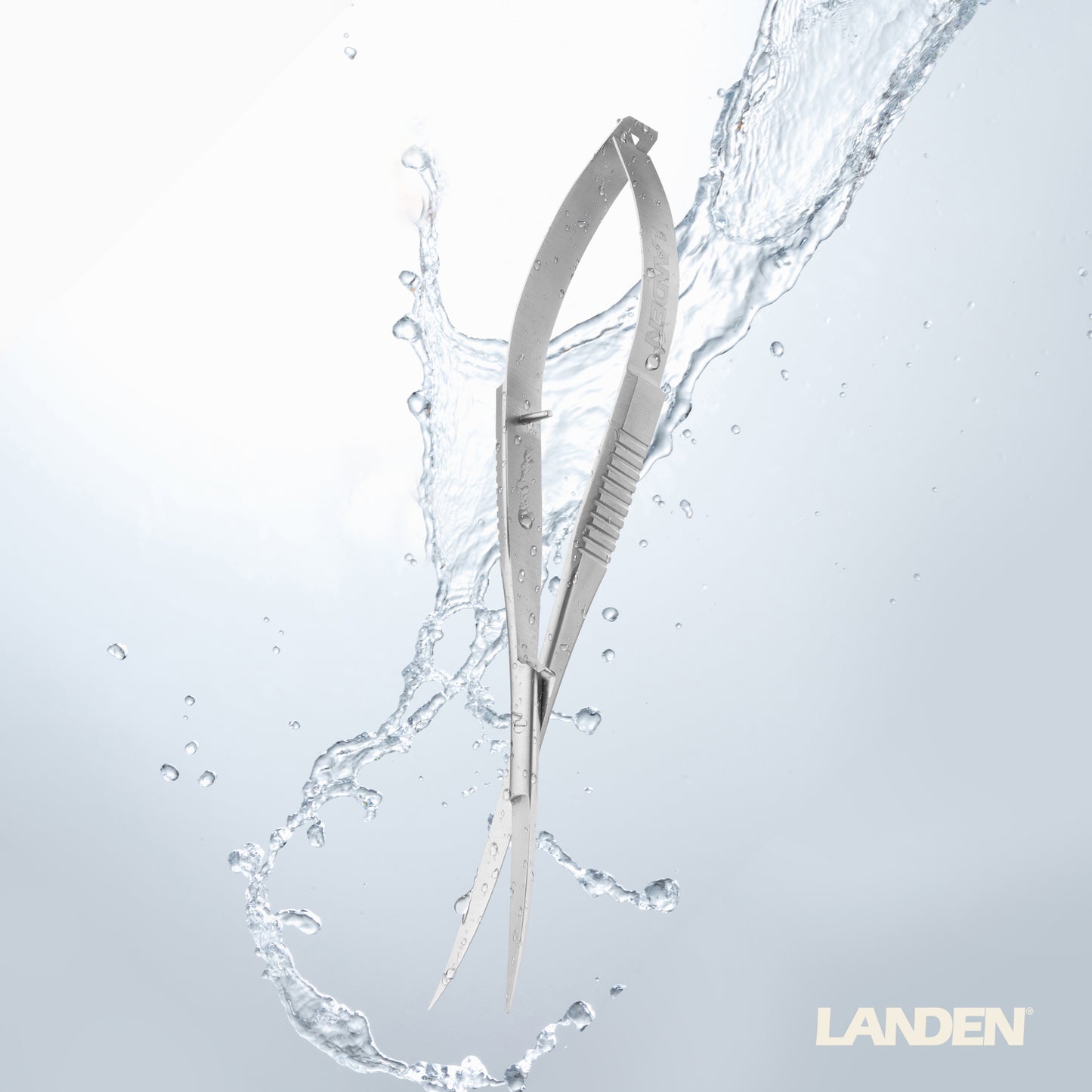 LANDEN Stainless Steel Pro Sprint Scissors Trimming Scissors and Tweezers for Aquatic Plants Aquatic Organisms and Amphibians