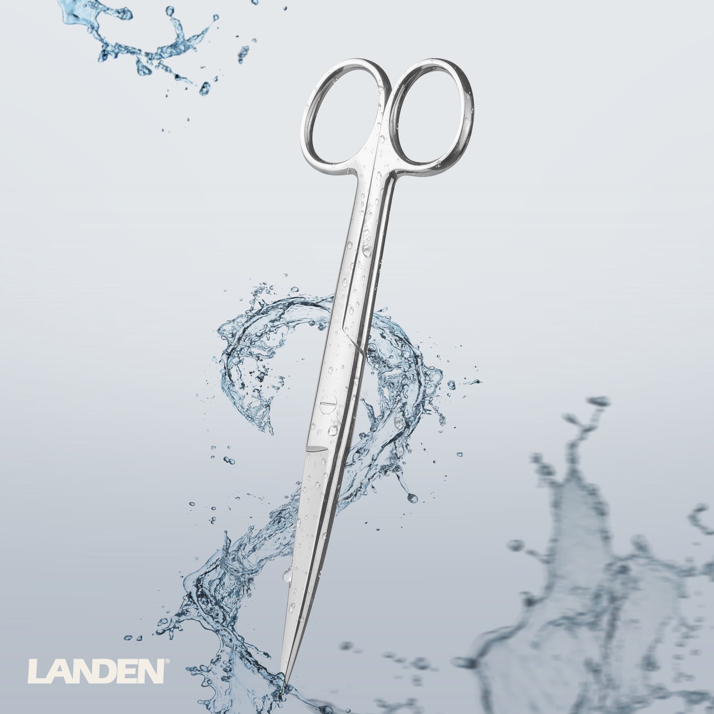 LANDEN Stainless Steel Pro Sprint Scissors Trimming Scissors and Tweezers for Aquatic Plants Aquatic Organisms and Amphibians
