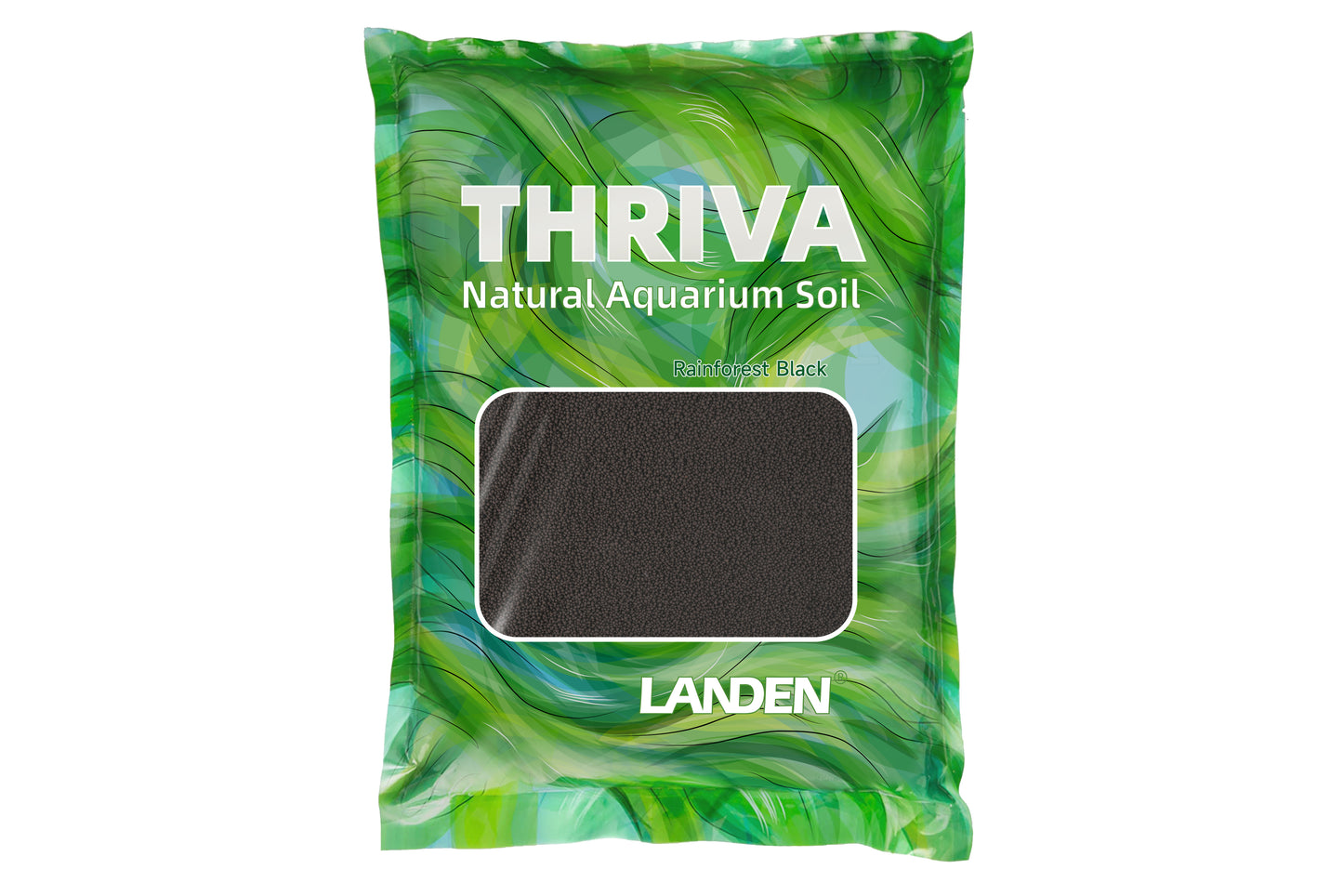 THRIVA Aqua Soil Substrate for Freshwater Aquarium, Black and Brown Color, 5L/ bag