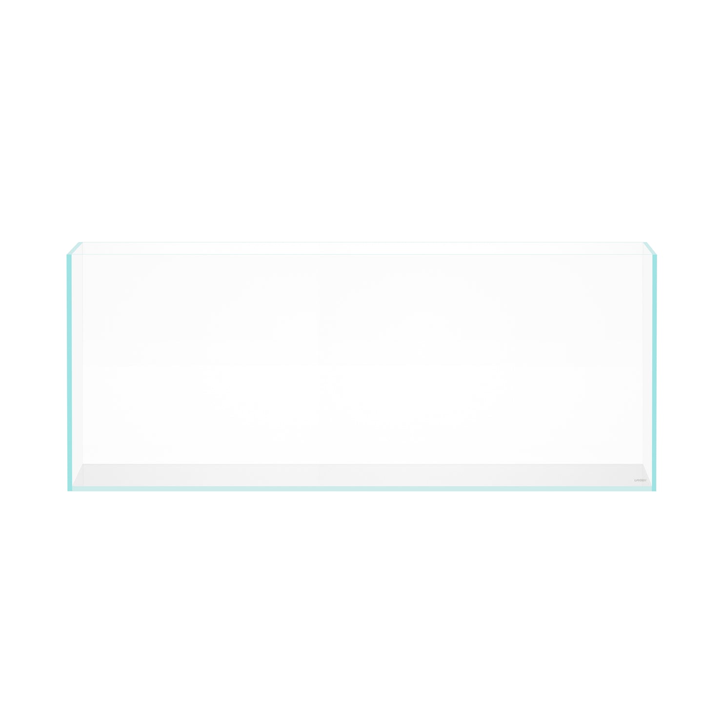 LANDEN 90L Series 19.37 gallon Rimless Low Iron Aquarium Long Fish Tan Aquarium tank, W35.43×D11.81×H11.42 in (90×30×30cm) 8mm Thickness with Black Nano Foam Leveling mat Included