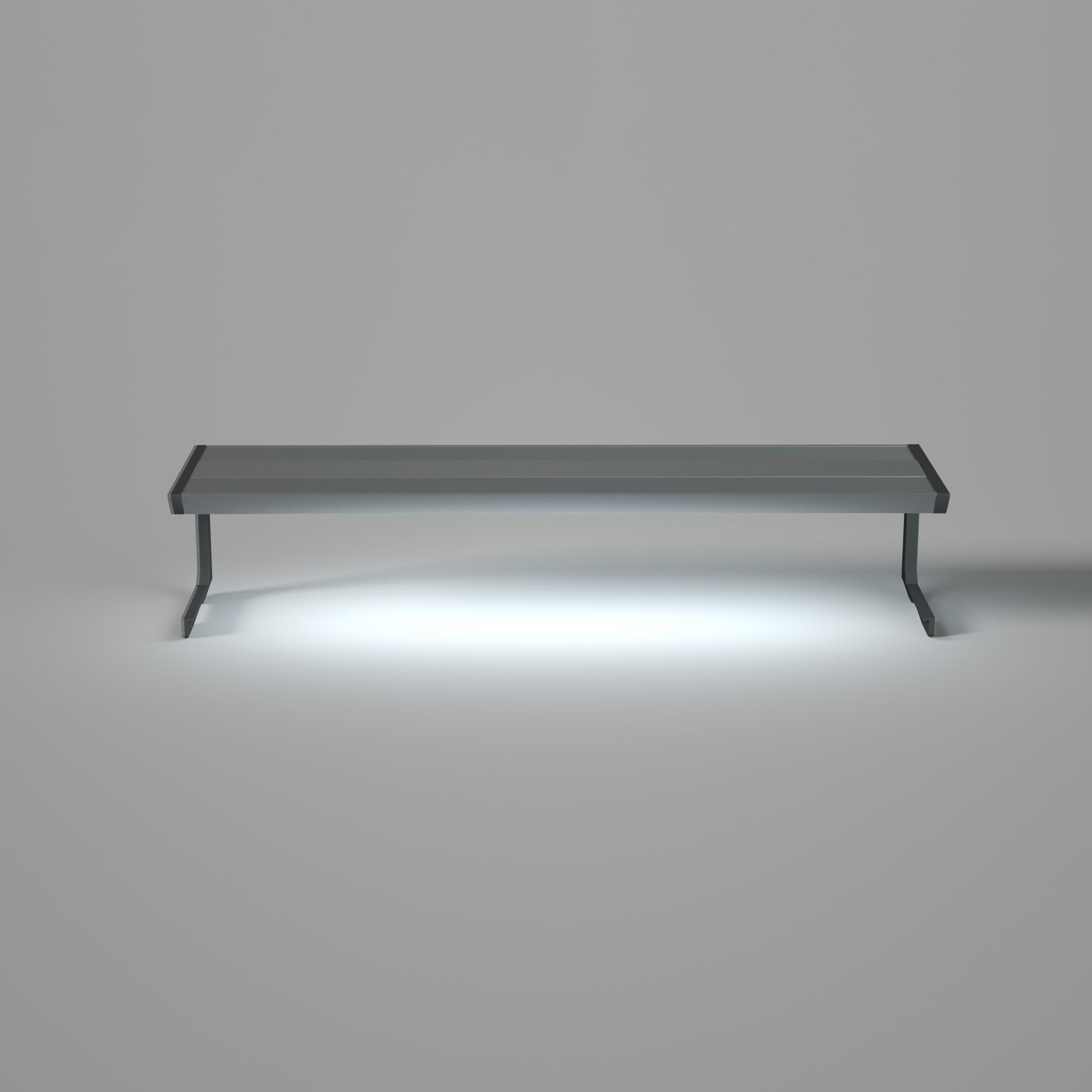 LANDEN AQUABRITE 45 RGB+W LED aquarium light in brushed aluminium
