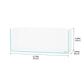 LANDEN Rimless Shallow Aquarium Tank, 17.72 x 7.09 x 7.09 in, 5mm Thick Low Iron Ultra-Clear Glass, Professional Long Desktop Fish Tank for Aquascaping, Shrimp, and Moss Gardens