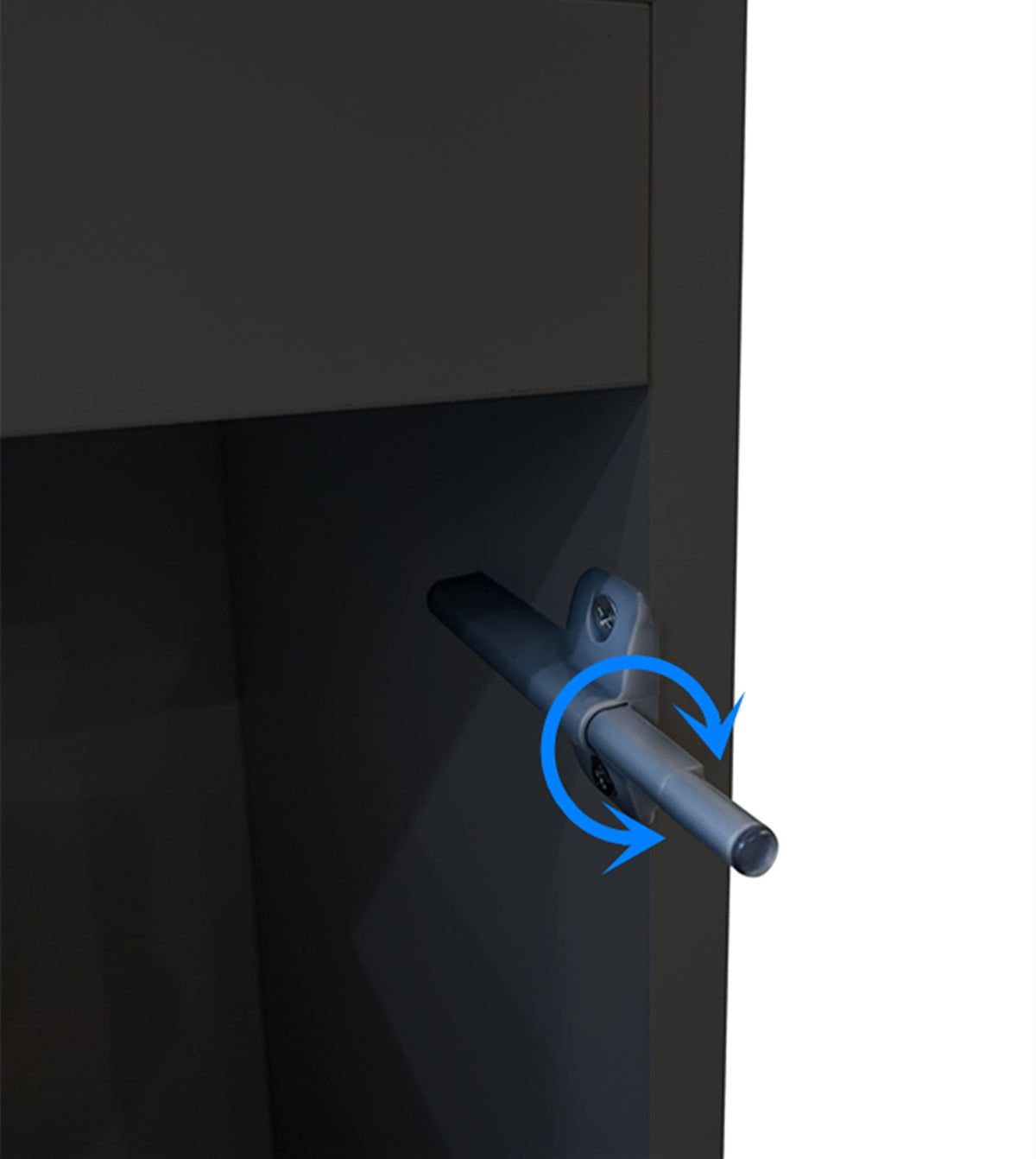LANDEN 100 cm aquarium stand, matte black
