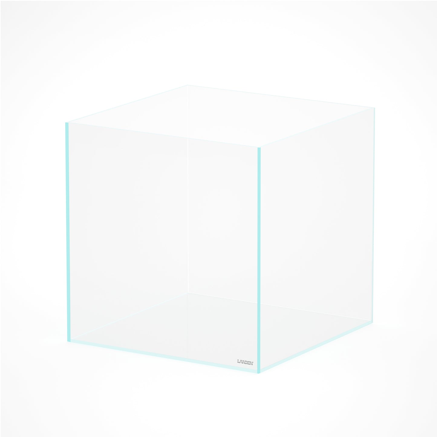 LANDEN 52.4 Gallon Cube Rimless Low Iron Aquarium Fish Tank, 23.6" L × 23.6" W × 23.6" H (60cm x 60cm x 60cm) 10mm Thickness