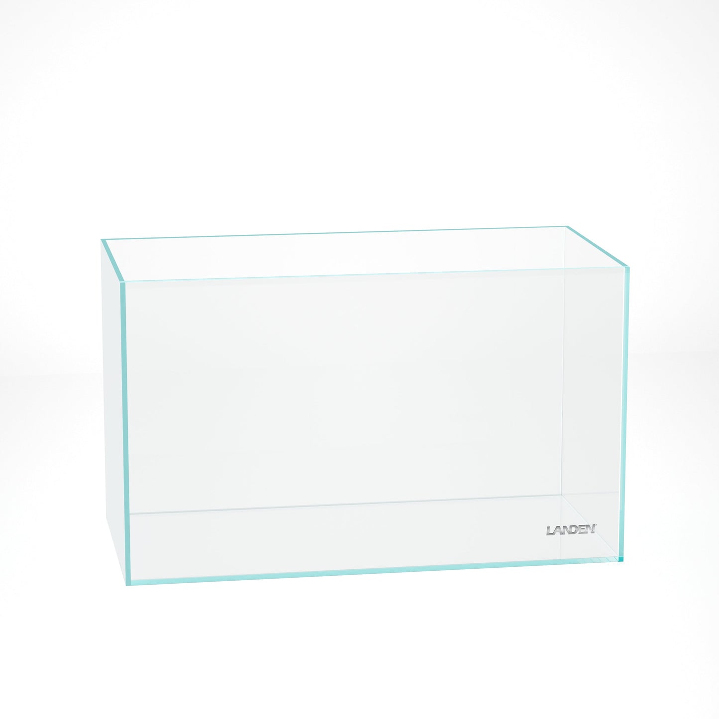 10% Off — LANDEN 60P 16 Gallon Rimless Low Iron Aquarium Tank, 23.6" W × 11.8" D × 14.2" H (60cm x 30cm x 36cm)