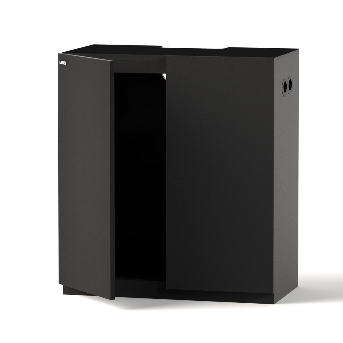 LANDEN 75 cm aquarium stand, matte black