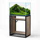 LANDEN CLX60 aquarium stand, Beige Oak Wood, 60x45x80cm, with planted aquarium