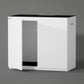 LANDEN 100 cm aquarium stand, matte white