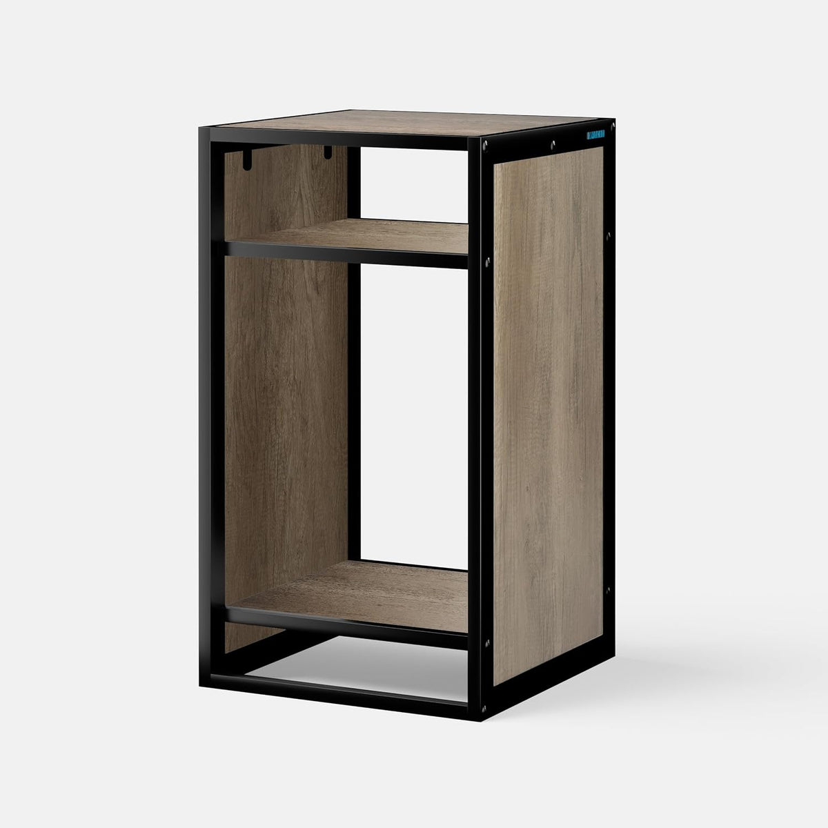 LANDEN CLX45 aquarium stand, Beige Oak Wood, front view