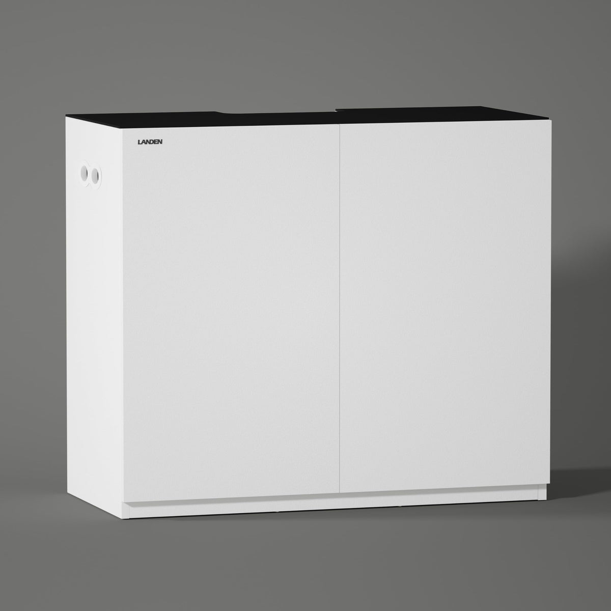 LANDEN 100 cm aquarium stand, matte white