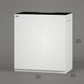 LANDEN 75 cm aquarium stand, matte white