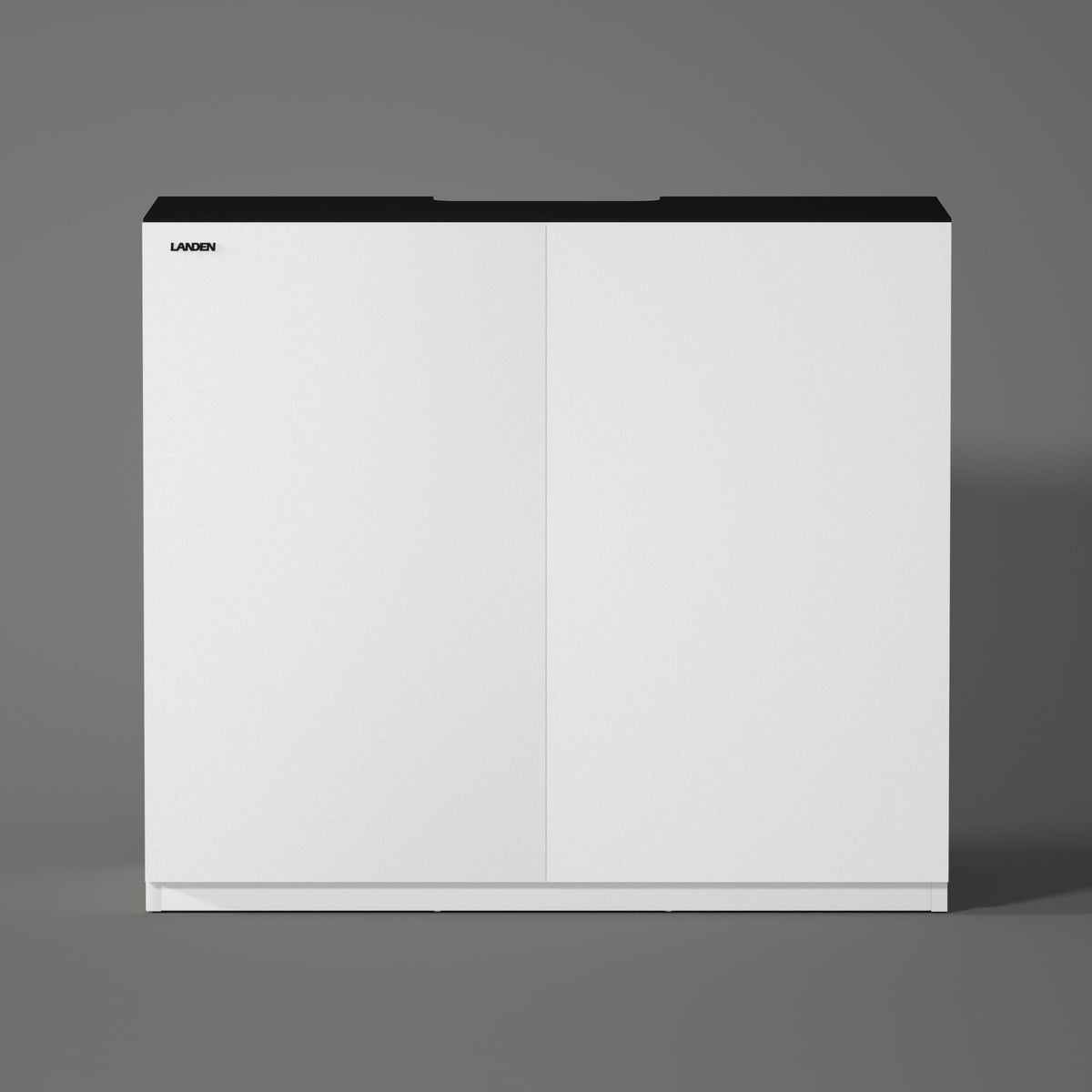 LANDEN 100 cm aquarium stand, matte white