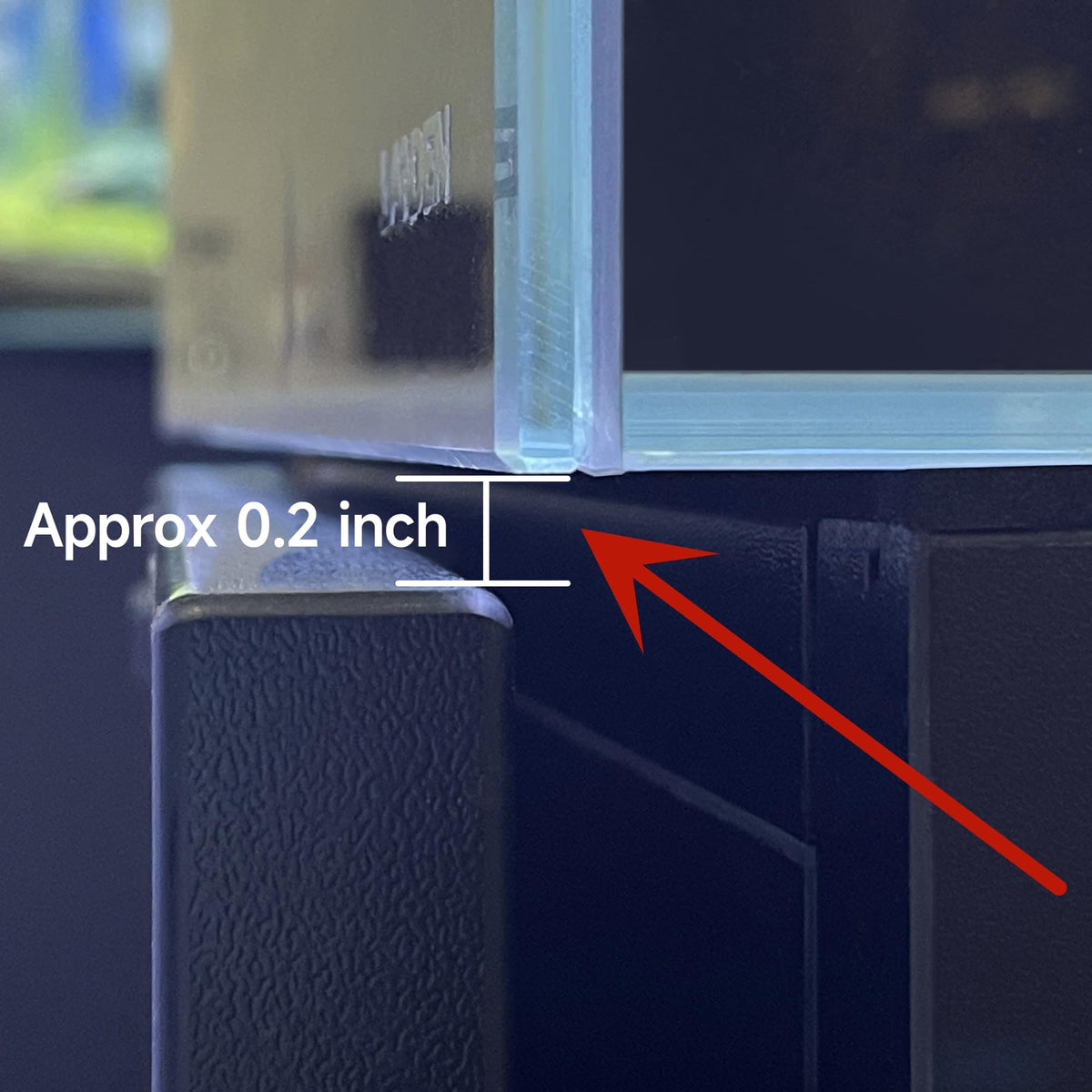 LANDEN 75 cm aquarium stand, matte black