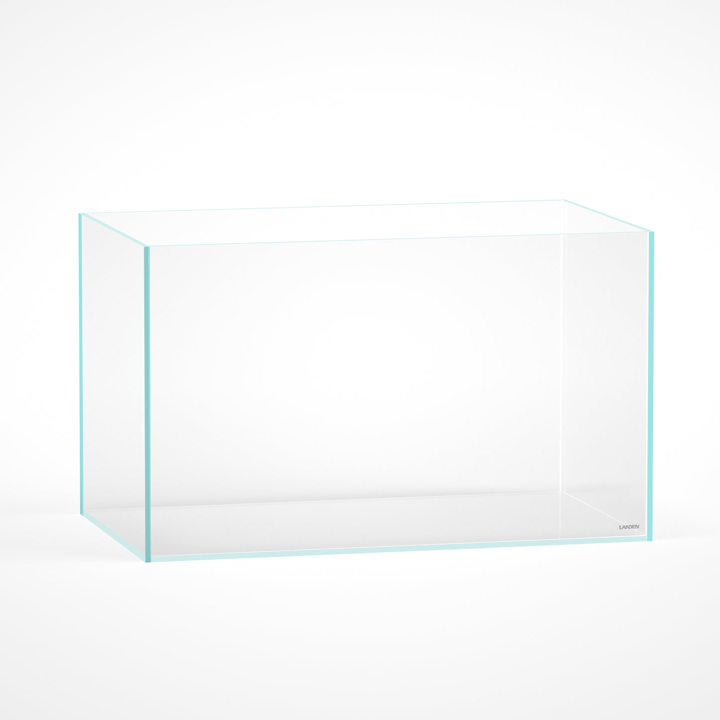 LANDEN 75H 37 Gallon Rimless Low Iron Aquarium Tank, W29.5×D17.7×H17.7 in(75x45x45cm)